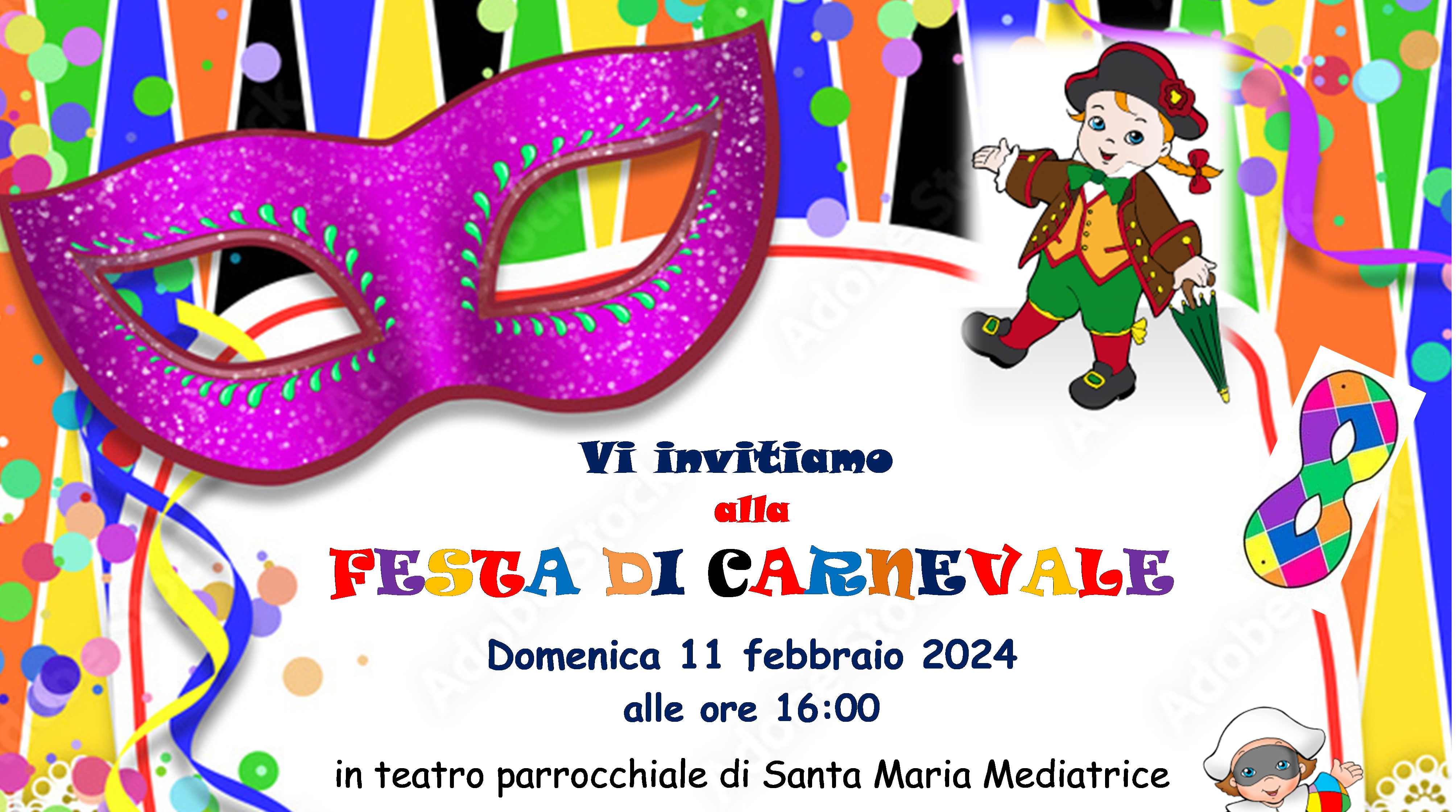 Festa del Carnevale Domenica 11 febbraio 2024